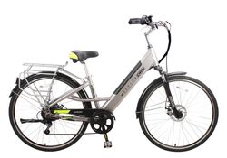Dallingridge Harlow Step Through Hybrid Electric Bike, 700c Wheel, 6 Speed - Satin Silver Thumbnail