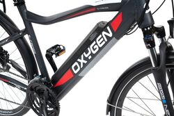 Oxygen S-CROSS CB MK2 Hybrid Electric Bike - Grey 4 Thumbnail
