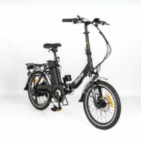 RooDog Bliss Folding Electric Bike, 20" Wheel, 10Ah Battery - Black - Image 2
