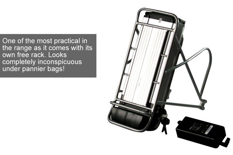 Cyclotricity Battery 36V 11Ah Lithium-Ion Pannier Rack Fitted