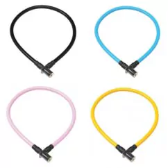 Onguard Neon 60cm X 6mm Bike Bicycle Anti Theft Key Cable Lock 4 Colours