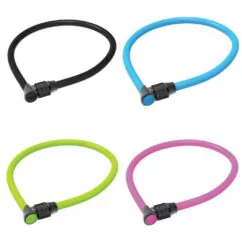 Onguard Neon 60cm X 6mm Bike Bicycle Anti Theft Combination Cable Lock 5 Colours