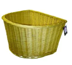 Adie Large D Shaped Wicker Basket