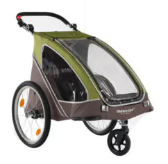 Outeredge Patrol Alloy Folding 20" Wheel Childs Duo Stroller Trailer