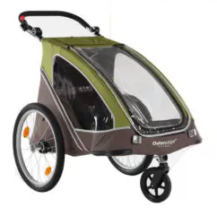 Outeredge Patrol Alloy Folding 20" Childs Single Stroller Trailer