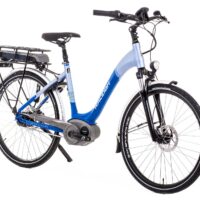 Raleigh Motus Blue Step Through Bosch Geared 700c Electric Bike - Image 2