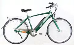Emu Crossbar Electric Bike British Racing Green