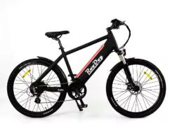 RooDog Avatar Crossbar Electric Bike, 26" Wheel, 7 Speed - Black