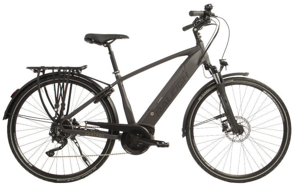 Raleigh Centros Cross Bar Derailleur Gear Bronze Electric Bike 700c