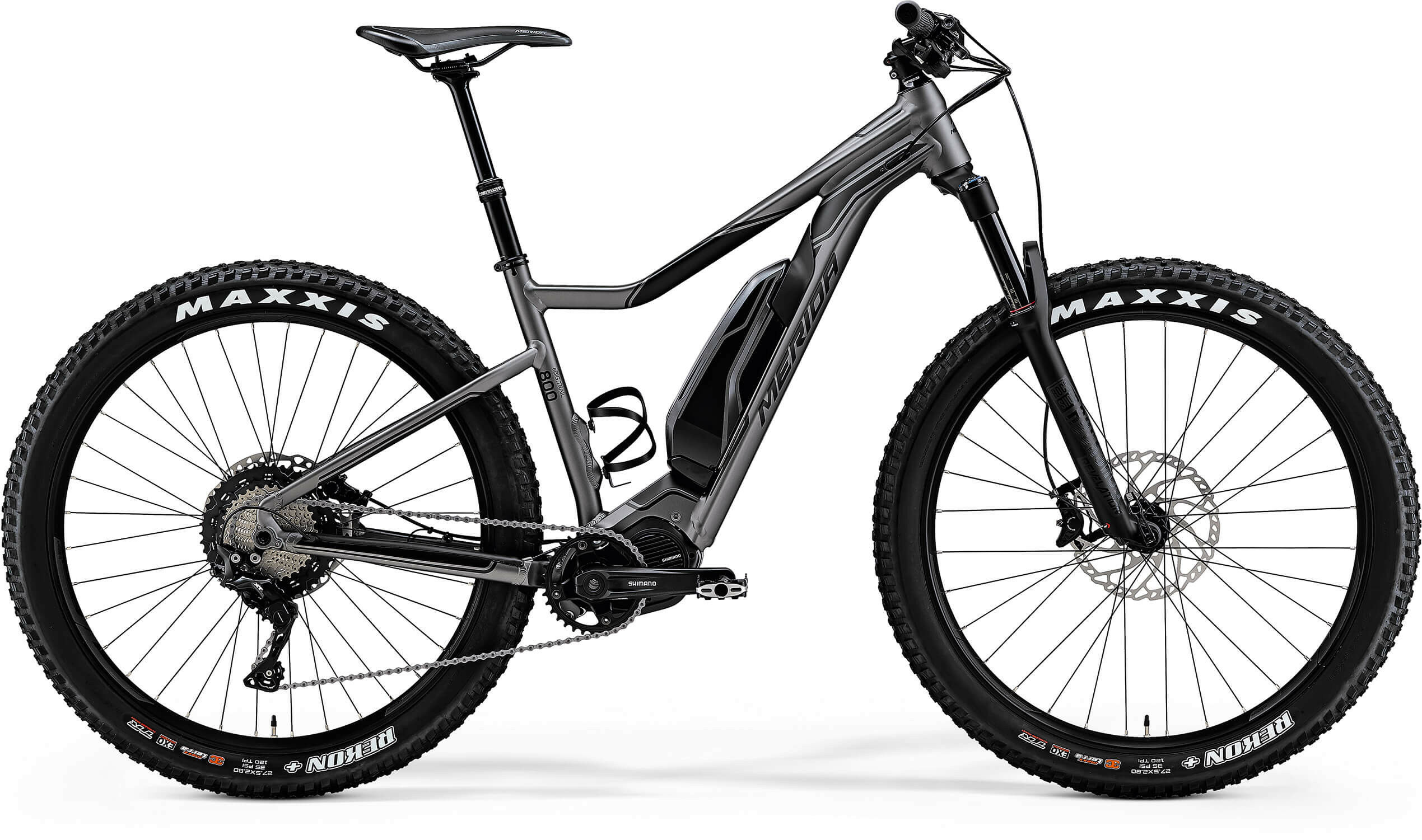 Merida eBig Trail 800 Mens HT Alloy Electric Mountain Bike - 27.5", 11 Spd