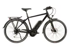 Raleigh Motus GT Crossbar Derailleur Alloy Electric Hybrid Bike, Black - 9 Speed, 700c