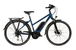 Raleigh Motus Tour Open Derailleur Alloy Electric Hybrid Bike, 48cm / 700c - Blue