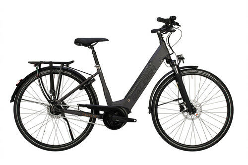 Raleigh Centros Step Through Hub Gear Grey Electric Bike 26"