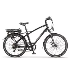 Wisper 905 Crossbar Hybrid Electric Bike Full Throttle - Stealth Black