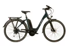 Raleigh Motus GT Low Step Derailleur Alloy Electric Hybrid Bike, Blue - 9 Speed, 700c