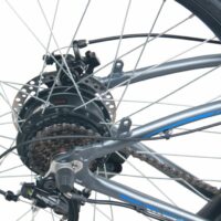 Falcon Spark Alloy Electric Mountain Bike 26" Wheel, 6 Speed, 10Ah - Metallic Grey - Image 2