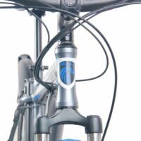 Falcon Spark Alloy Electric Mountain Bike 26" Wheel, 6 Speed, 10Ah - Metallic Grey - Image 10