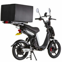 Eskuta SX-250D Electric Cargo Moped Scooter - Gloss White - Image 3