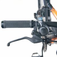 Pro Rider Drift Mens Hardtail Electric Mountain Bike 10Ah, 27.5" Wheel, 21 Speed - Black / Orange - Image 8