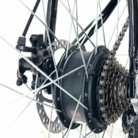 Pro Rider Drift Mens Hardtail Electric Mountain Bike 10Ah, 27.5" Wheel, 21 Speed - Black / Orange - Image 9