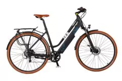 Batribike Vista-S Step Through Trekking Electric Bike, 28" Wheel, Front Suspension - Black/Brown