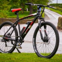 Ex Demo E-Plus Pulse Unisex Electric Mountain Bike, 27.5" Wheel - Black/Red - Image 6