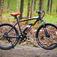Ex Demo E-Plus Pulse Unisex Electric Mountain Bike, 27.5" Wheel - Black/Red - Image 5