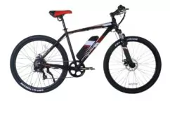 Ex Demo E-Plus Pulse Unisex Electric Mountain Bike, 27.5" Wheel - Black/Red