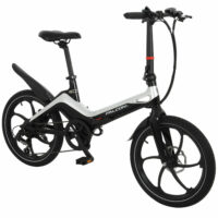 Falcon Flo Folding Electric Bike, 20" Wheel, 7.8Ah Integrated Battery - Black/Silver - Image 2