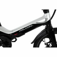 Falcon Flo Folding Electric Bike, 20" Wheel, 7.8Ah Integrated Battery - Black/Silver - Image 3