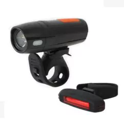 ETC FR125 100/25 Lumen IP44/IPX4 Rechargeable LED Bike Light Set - 1300/320mAh