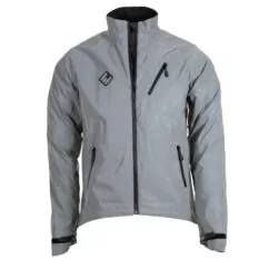 ETC Ladies Arid Weatherproof Reflective Cycling Rain Jacket - Silver