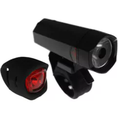Pulse Duo 40/5Lm LED Front and Rear Bike Light Set