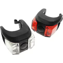 Pulse Dazzle 2 Super Bright LED Water Resistant Silicon Bike Light Set