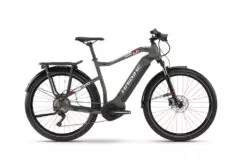 Haibike SDURO Trekking 4.0 Mens Trekking Electric Bike 2021, Yamaha PW-ST Motor, 500Wh - Grey