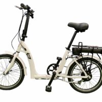 Batribike Trip 20" Ultra Low-Step Folding Electric Bike - White Shadow - Image 2