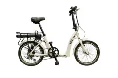 Batribike Trip 20" Ultra Low-Step Folding Electric Bike - White Shadow