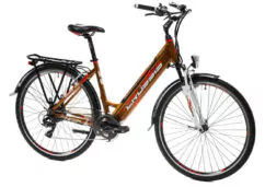 Crussis e-Country 1.10-S Step Through Hybrid Electric Bike, 28" Wheel, 17.5Ah - Orange Bronze
