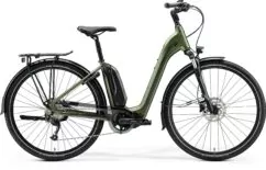 Merida eSpresso City 300EQ SE Step Through Hybrid Electric Bike 2021 - Silk Green
