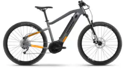 Haibike HardNine 4 Hardtail Electric Mountain Bike, BOSCH 400Wh - Grey