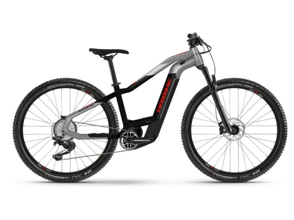 Haibike HardNine 9 Hardtail Electric Mountain Bike - Grey/Black