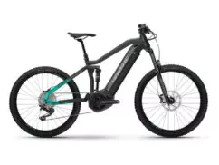 Haibike AllMtn 1 Full Sus Electric Mountain Bike - Anthracite/Teal