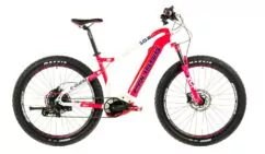 Crussis e-Guera 10.6 Ladies Electric Mountain Bike, 19" Frame - White/Pink