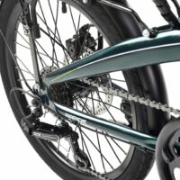 Lectro Rapide 20" Folding City Electric Bike - Deep Racing Green - Image 2