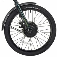 Lectro Rapide 20" Folding City Electric Bike - Deep Racing Green - Image 7