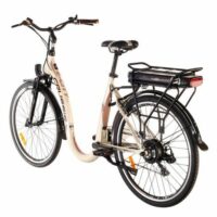 Ex Demo Crussis e-City 2.4 Step Through Hybrid Electric Bike, 13Ah Battery 18" ,26" - Beige - Image 3