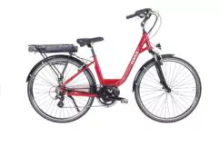 Batribike Nebula Step Through Hybrid Electric Bike - Candy Red