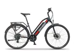 Oxygen S-Cross ST MKII Ladies Step Through Electric Hybrid Bike - 24 Speed, Black