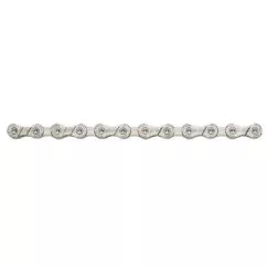 Taya e-Nove-91 9 Speed E-Bike Suitable Bicycle Chain, 136L - Silver-Silver