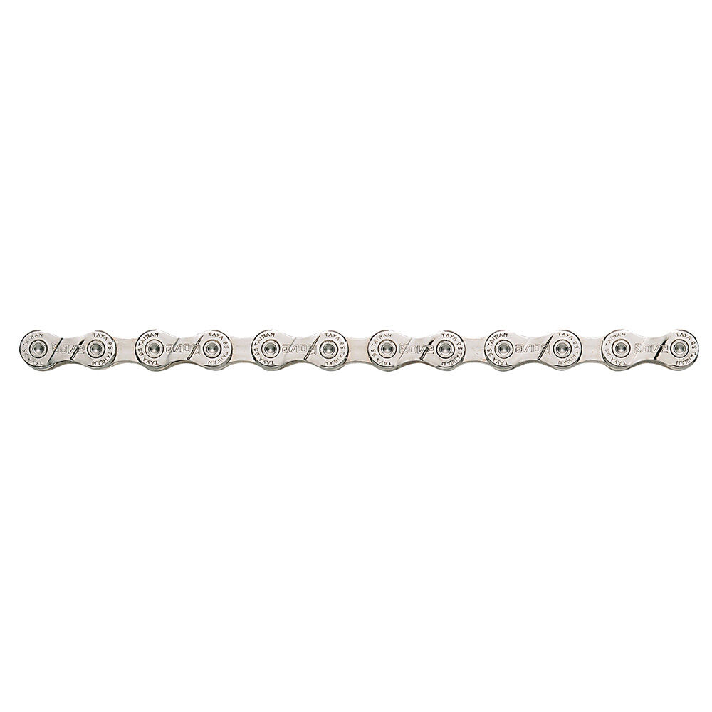 Taya e-Nove-91 9 Speed E-Bike Suitable Bicycle Chain, 136L - Silver-Silver